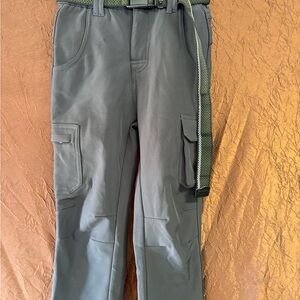 2 pair Kids Ski Pants with Belt size 4 5